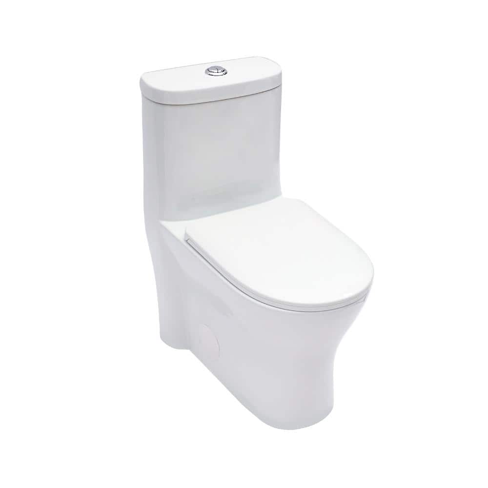 1-piece 1.22/1.6 GPF Dual Flush Ceramic Toilet in White, MAP 800g, CEC/DOE Certified price history on PriceWatchPro
