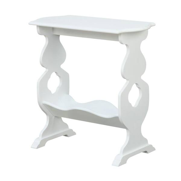 Convenience Concepts American Heritage Willow White End Table