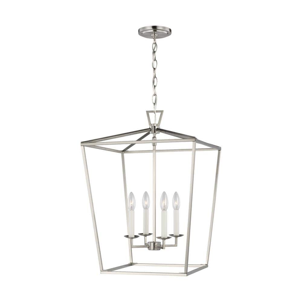 Dianna 4-Light Brushed Nickel Medium Hanging Pendant -  Generation Lighting, 5392604-962