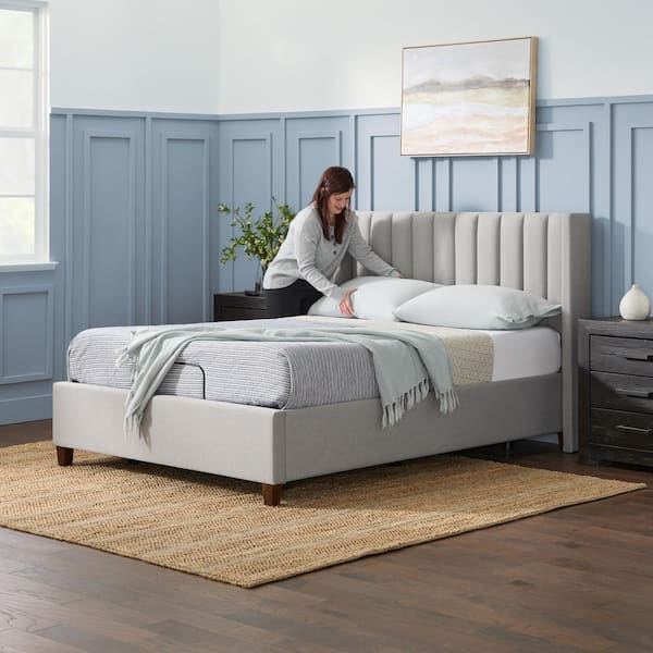 Modern Upholstered Platform Bedroom Furniture Set 152