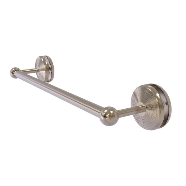 Allied Brass Monte Carlo Collection 18 in. Shower Door Towel Bar in Antique Pewter