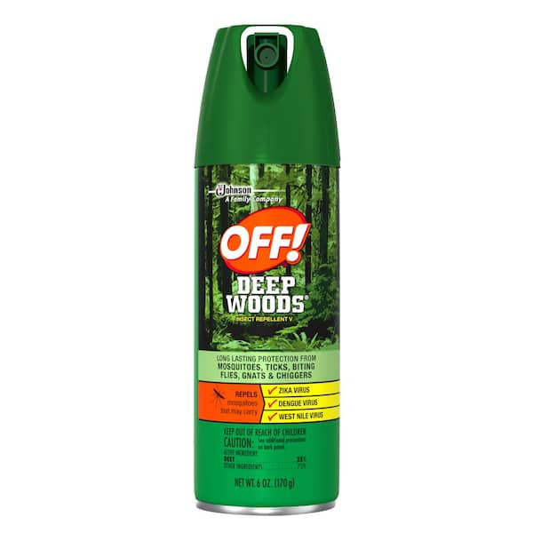 Off Deep Woods 6 Oz Insect Repellent Aerosol Spray Scj333242 The Home Depot 1035