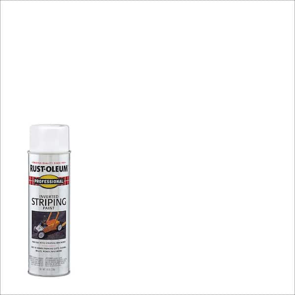 Rust-Oleum Professional 18 oz. Flat White Inverted Striping Spray Paint