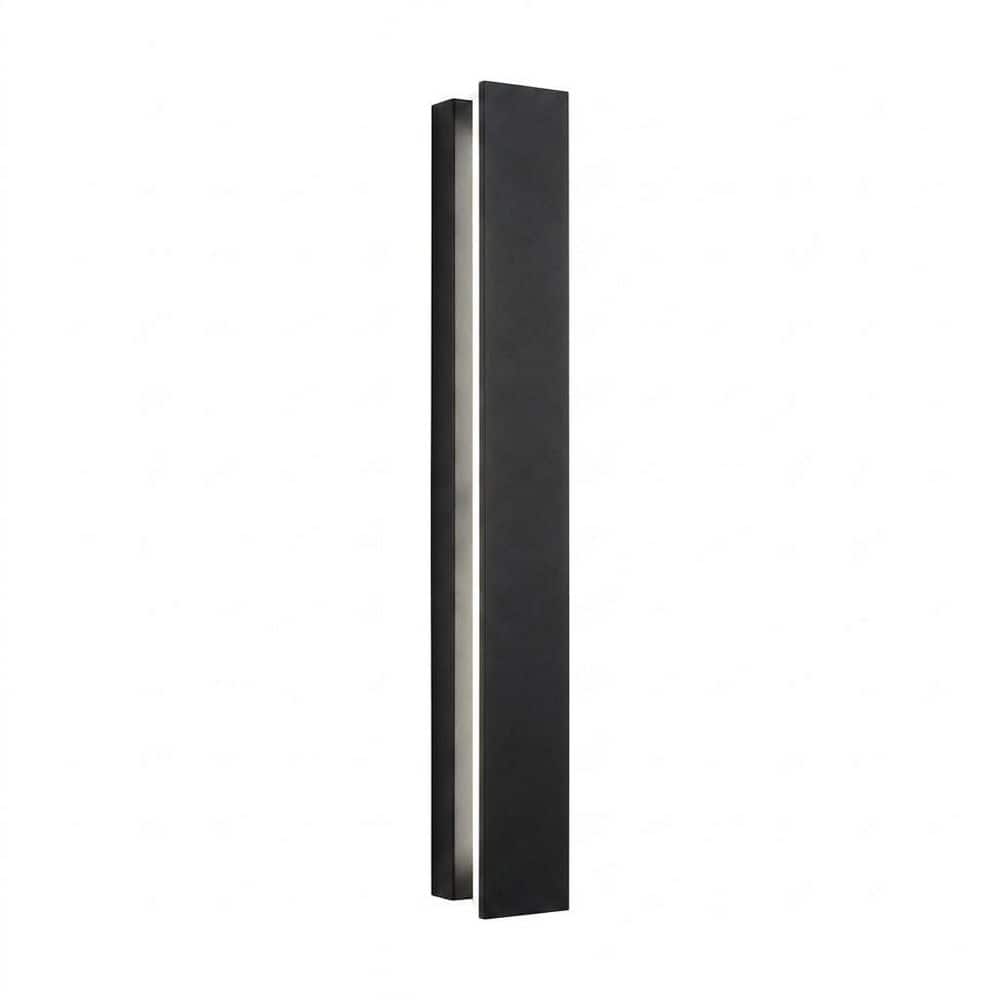 Modern 6000K Outdoor Wall Light Black Finish Weatherproof IP65 Exterior Linear Fixture Wall Pack Light price history on PriceWatchPro