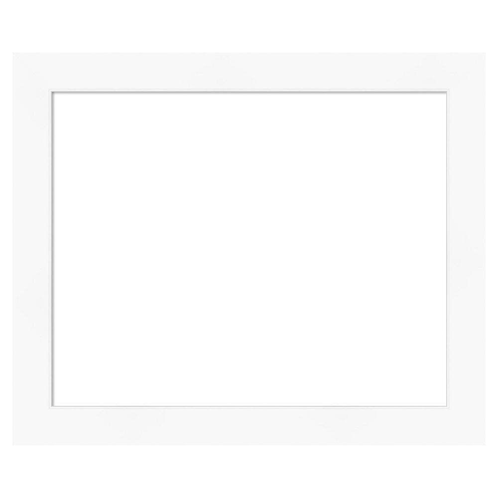 Cabinet White 35 in. x 29 in. Polystyrene Framed Dry Erase Magnetic Memo Board