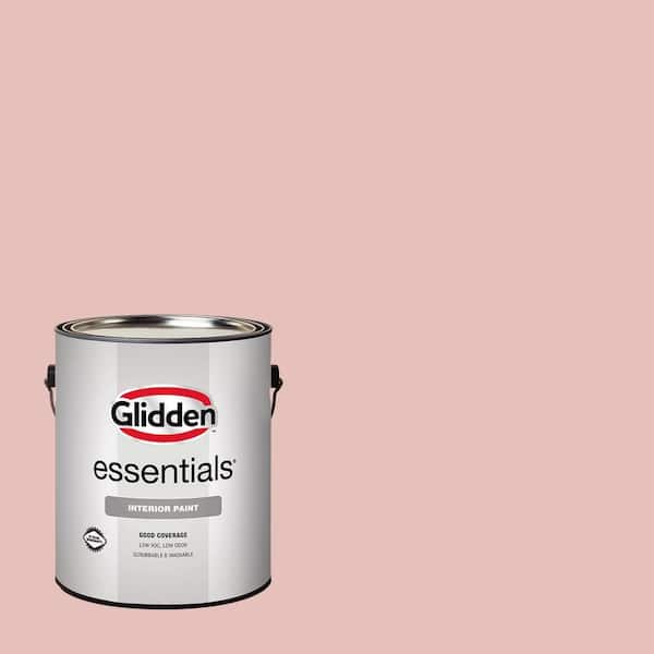 Glidden Essentials 1 gal. PPG1057-3 Rose Petal Semi-Gloss Interior Paint