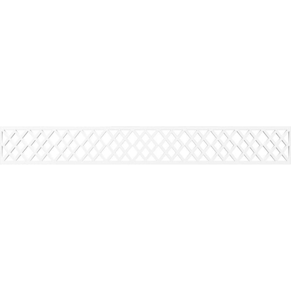 Hadley Fretwork 0.375 in. D x 46.5 in. W x 6 in. L PVC Panel Moulding