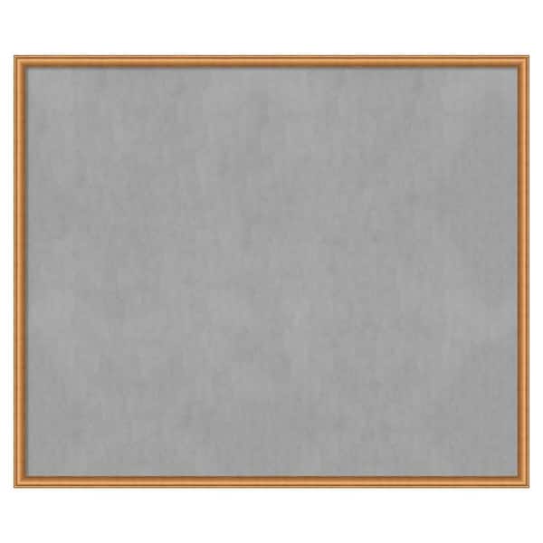 Amanti Art Salon Scoop Copper 50 in. x 42 in Framed Magnetic Board