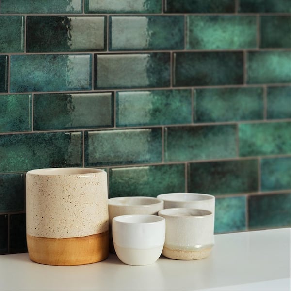 Smart Tiles Peel and Stick Backsplash and Wall Tile Metro Gallino (Pack of 4)