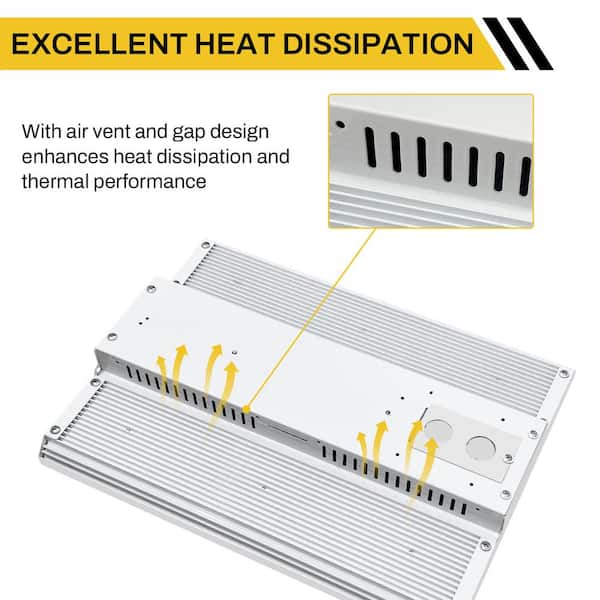 Cedar Hill 150-Watt 18,000 lumens 5000K Dimmable Linear High Bay Light