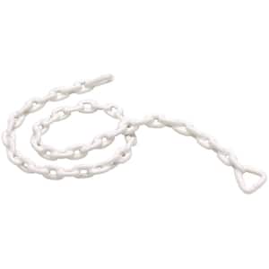 5/16 in. x 5 ft. PVC Coated Galvanized Anchor Lead Chain, White