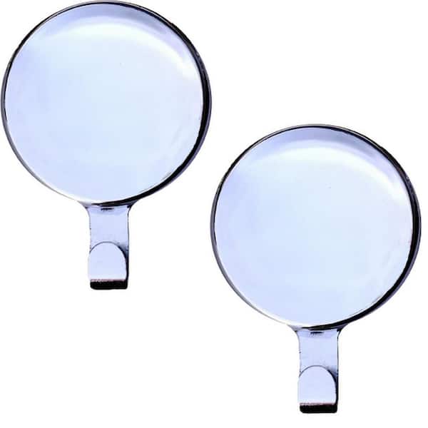 Haute Decor 3.75 in. Artificial Silver Attract Magnetic Hanger 2-Pack