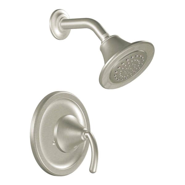 MOEN Icon 1-Handle Moentrol Shower Only Trim Kit in Brushed Nickel (Valve Not Included)