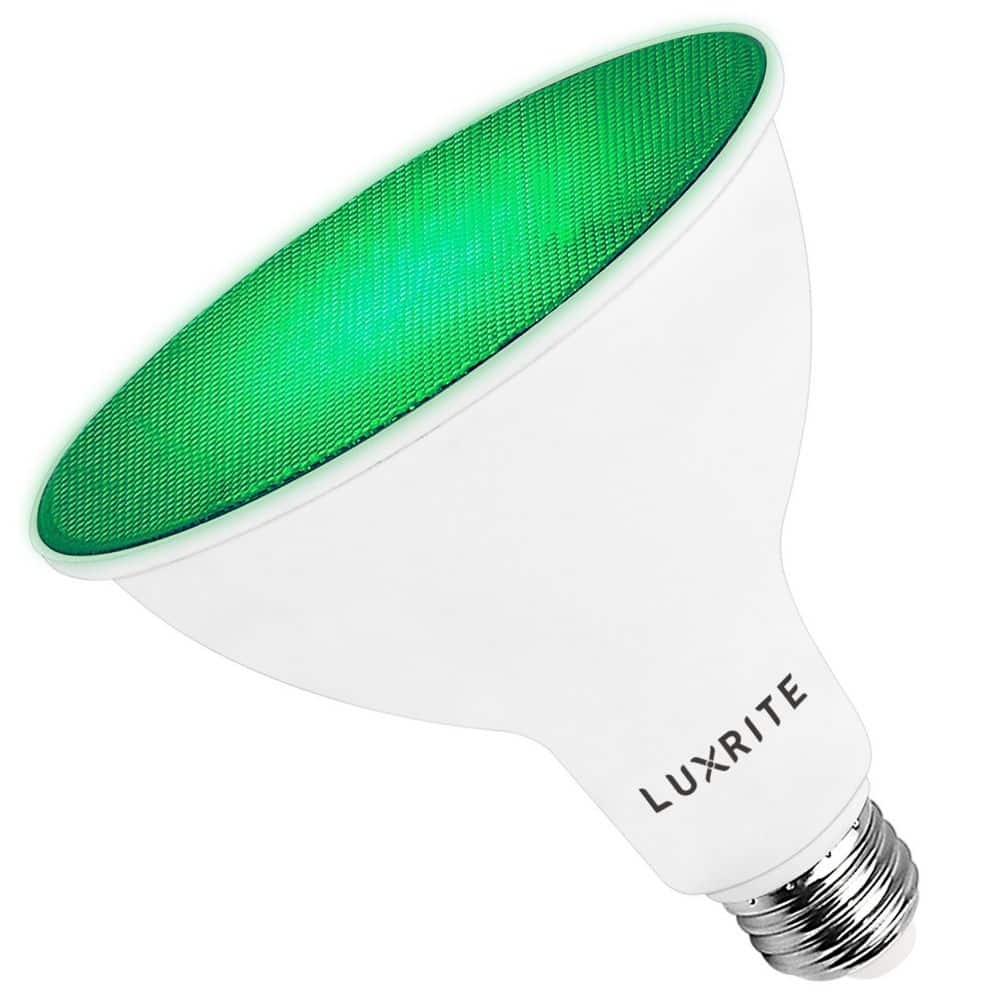 45-Watt Equivalent PAR38 LED Light Bulbs Flood Green Light Bulb 8-Watt Damp Rated UL Listed E26 Indoor Outdoor (1-Pack) price history on PriceWatchPro