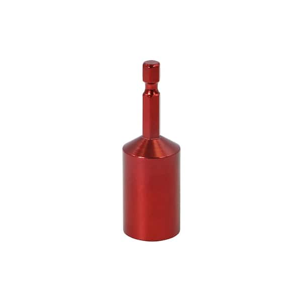 Sammys 2-1/2 in. x 3/4 in. #14 SW Red Hex Nut Driver for Horizontal Rod Anchor Installation