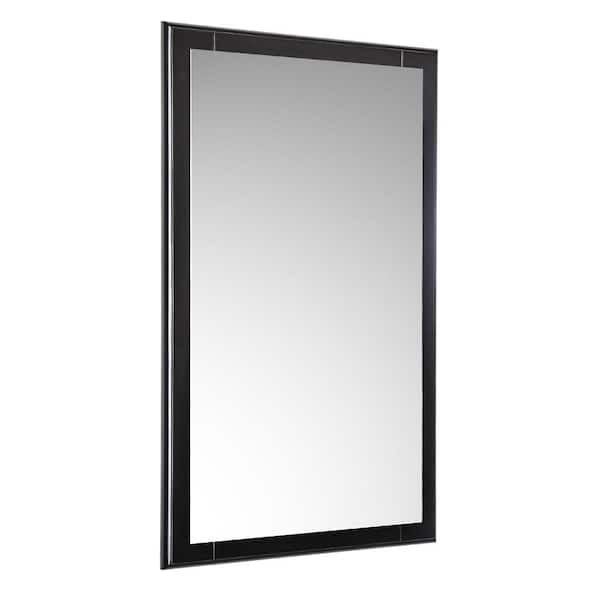 Fresca Oxford 20.00 in. W x 32.00 in. H Framed Rectangular Bathroom Vanity Mirror in Espresso