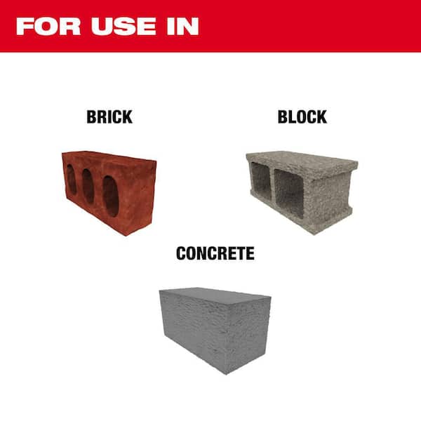 1/2 in. x 18 in. 2-Cutter SDS-PLUS Carbide Drill Bit