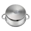 Cook N Home Basic Sauce Pot, Stainless Steel Stockpot Saucier Casserole Set, 6-Piece 02724