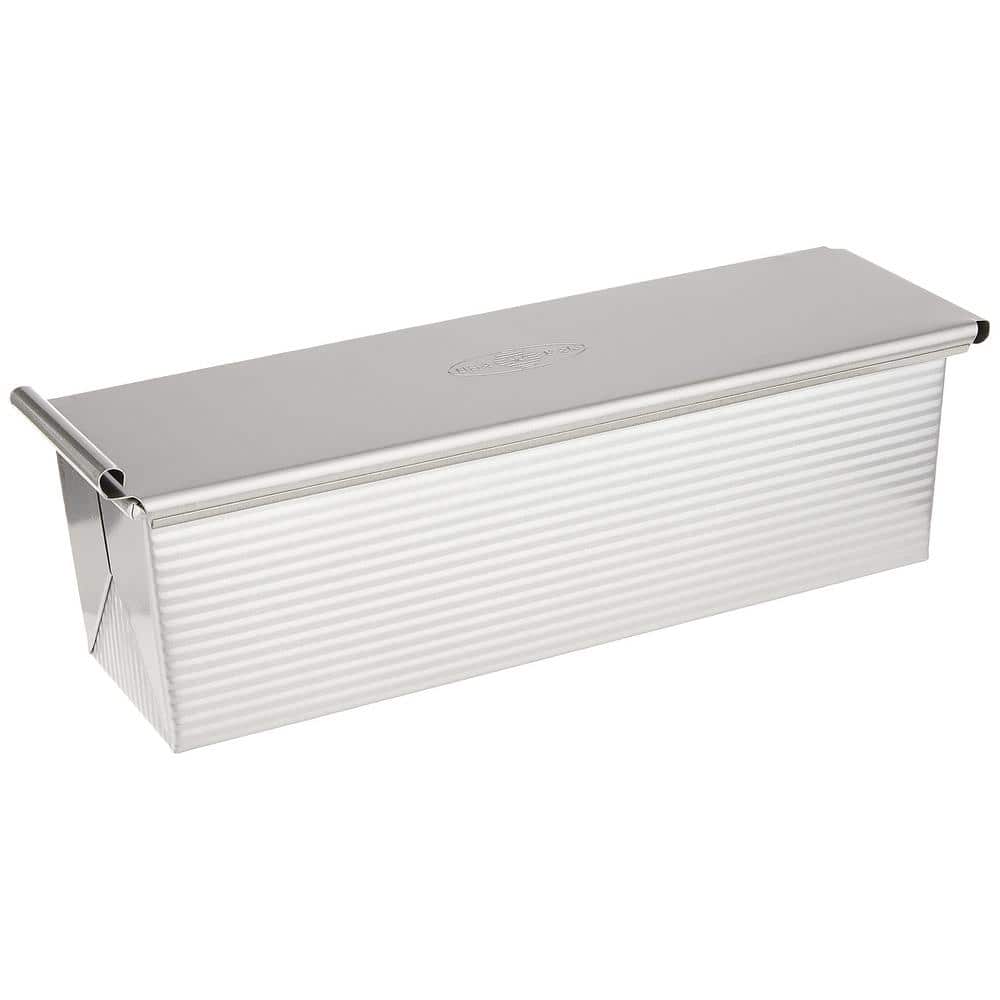 13 x 4 in. Bakeware Pullman Loaf Pan with Cover, Nonstick Quick Release Coa