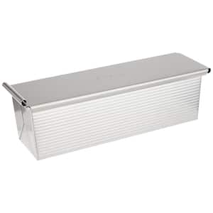 13 x 4 in. Bakeware Pullman Loaf Pan with Cover, Nonstick & Quick Release Coating Aluminized Steel