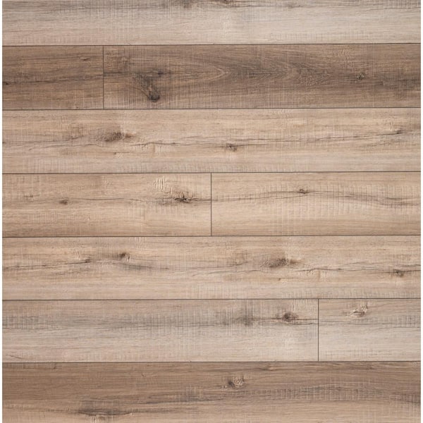 TrafficMaster Take Home Sample-6 MIL 7 in. x 7 in. Antler Ridge Click Lock Waterproof Rigid Core Luxury Vinyl Plank Flooring