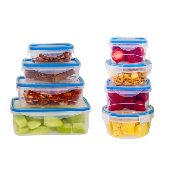 Lexi Home 3 Pack Colorful Plastic Lunch Box Set - Lexi Home