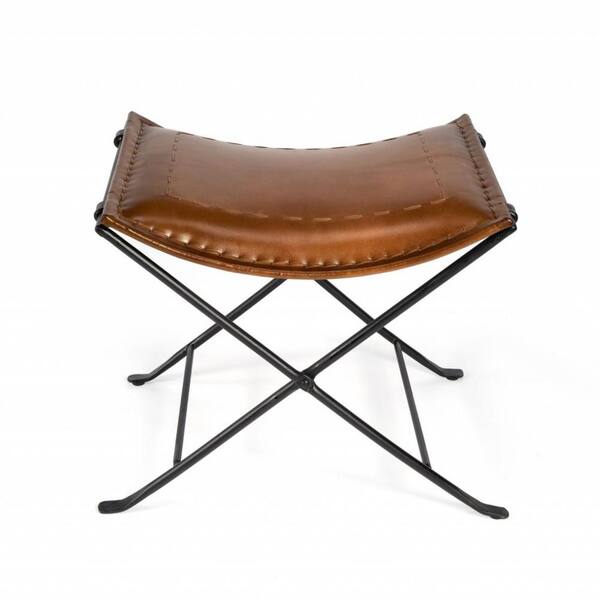 leather stool short