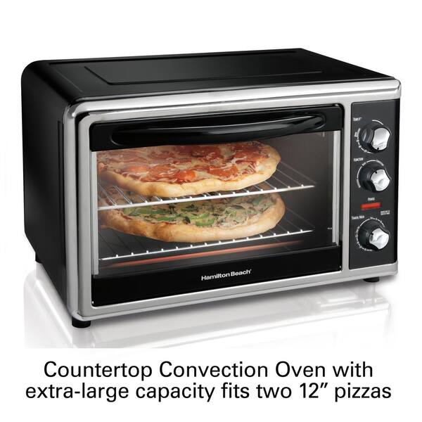 12 Slice Black Countertop Oven, Best Extra Large Countertop Convection Oven