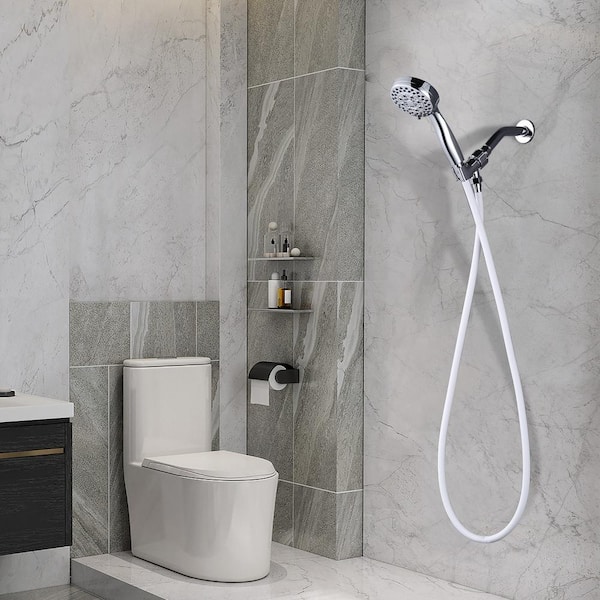 ARCORA PVC 63 in. Shower Head Hose in White AR43007W-63 - The Home