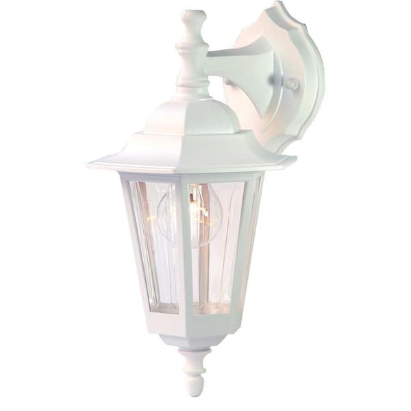 Acclaim Lighting Tidewater Collection 1-Light Textured White Outdoor Wall Lantern Sconce