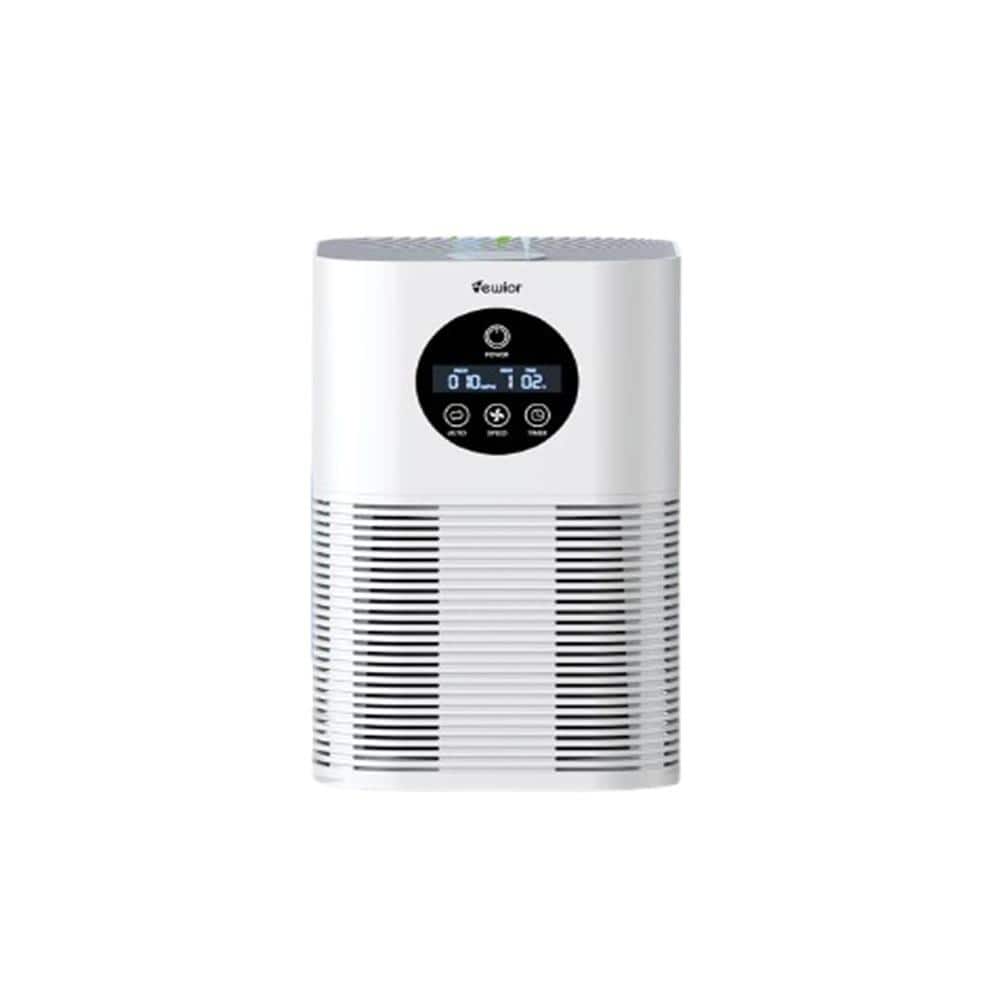 600 Sq. Ft. HEPA Personal Air Purifier in White with Aromatherapy Diffuser 
