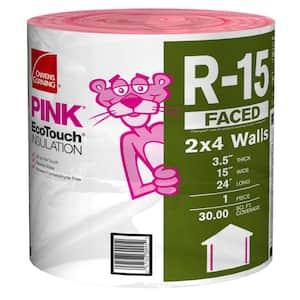 Owens Corning R 30 Pink Unfaced Fiberglass Insulation Roll 15 In X 25 Ft Ru70 The Home Depot