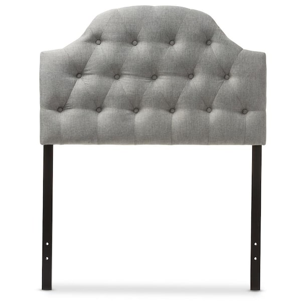 Baxton Studio Morris Gray Twin Headboard