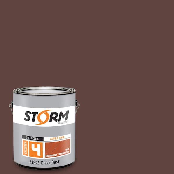 Storm System Category 4 1 gal. Chestnut Brown Exterior Wood Siding, Fencing and Decking Latex Stain with Enduradeck Technology