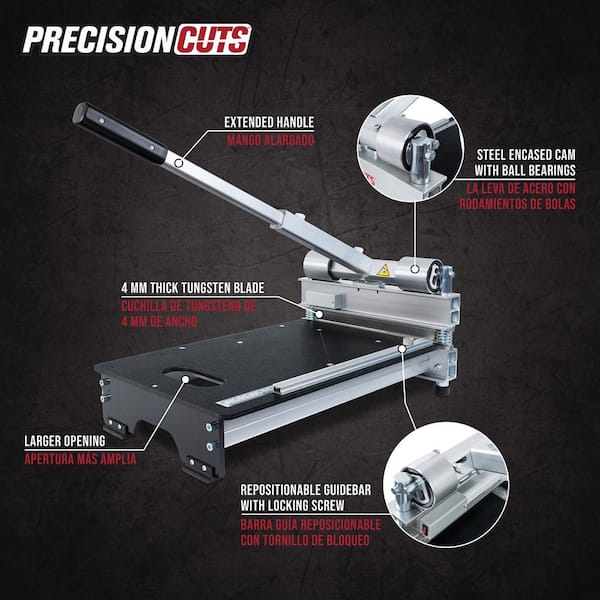 13 in. Tungsten Carbide Blade PrecisionCuts Multi-Floor Cutter Hand Tool for Laminate, Engineered Wood, Vinyl Flooring