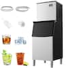 SIMZLIFE 23 in. 400 lbs. 24H Full Size Cube Ice Commercial