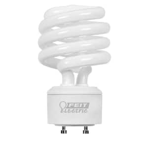 100-Watt Equivalent T3 Spiral Non-Dimmable GU24 Base CFL Compact Fluorescent Light Bulb, Cool White 4100K