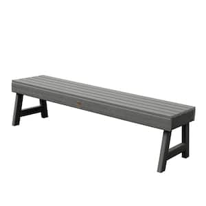 Weatherly 60 in. 2-Person Coastal Teak Recycled Plastic Outdoor Picnic Bench