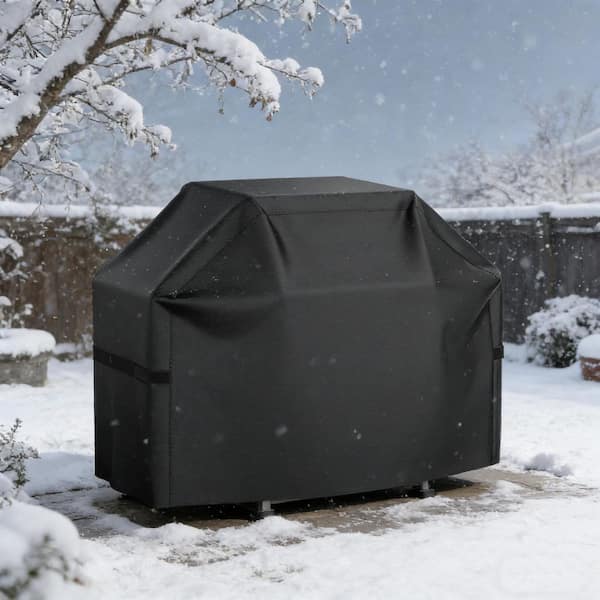OVCRNIBI Outdoor Grill Cover, 420D Outdoor Barbecue Cover
