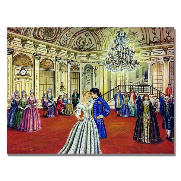 Trademark Fine Art 24 in. x 32 in. Cinderella and the Prince, 1999 Canvas Art-DISCONTINUED