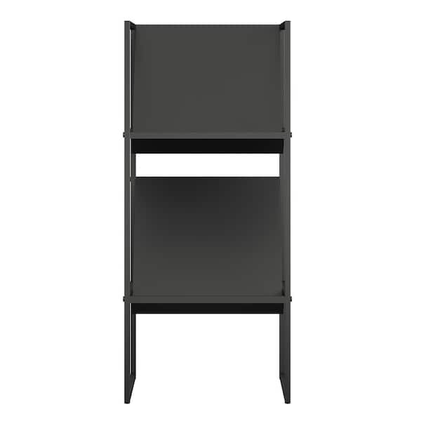 Novogratz Helix Black Metal Vinyl Record Storage