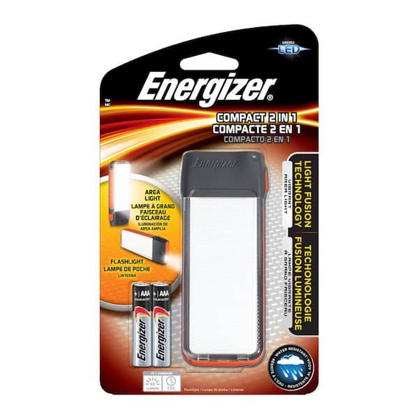 3 PACK Energizer Fusion Compact LED 2 in 1 Handheld Flash Light NEW 