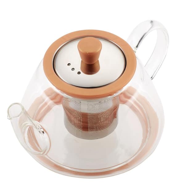 Glass Teapot Stainless Steel Filter, Zen Tea