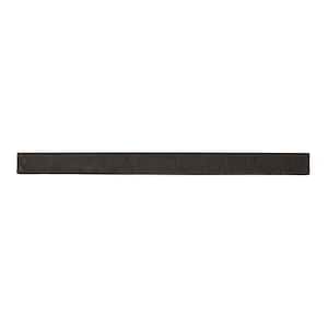 Stacked Stone 1.25 in. x 3.5 in. x 42 in. Iron Ore Faux Stone Siding Trim