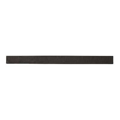 Stacked Stone Iron Ore 42 in. x 1.25 in. x 3.5 in. Faux Stone Siding Trim