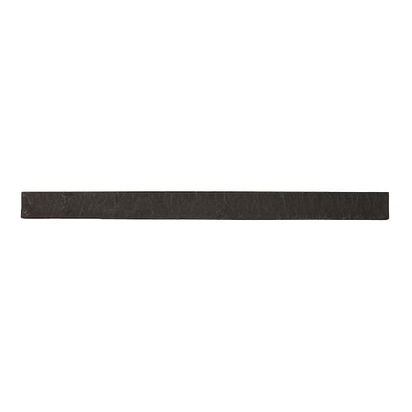 GenStone Stacked Stone 1.25 in. x 3.5 in. x 42 in. Iron Ore Faux Stone Siding Trim