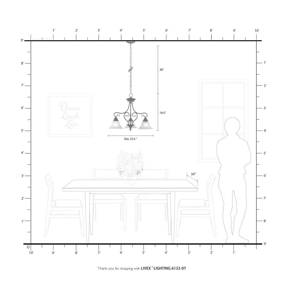 Timeless Bronze 3-Light Chandelier with White Alabaster Glass