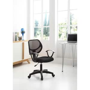 Black Mesh Mid Back Office Chair