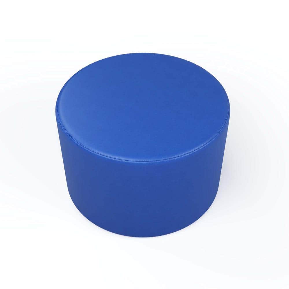 Versa Soft Seat Round Preschool/Daycare Flexible Seating Vinyl Ottoman 12 i