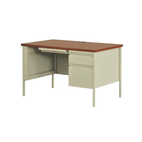 Hirsh 20436 Office Desk 29 1 2 in H Oak Putty